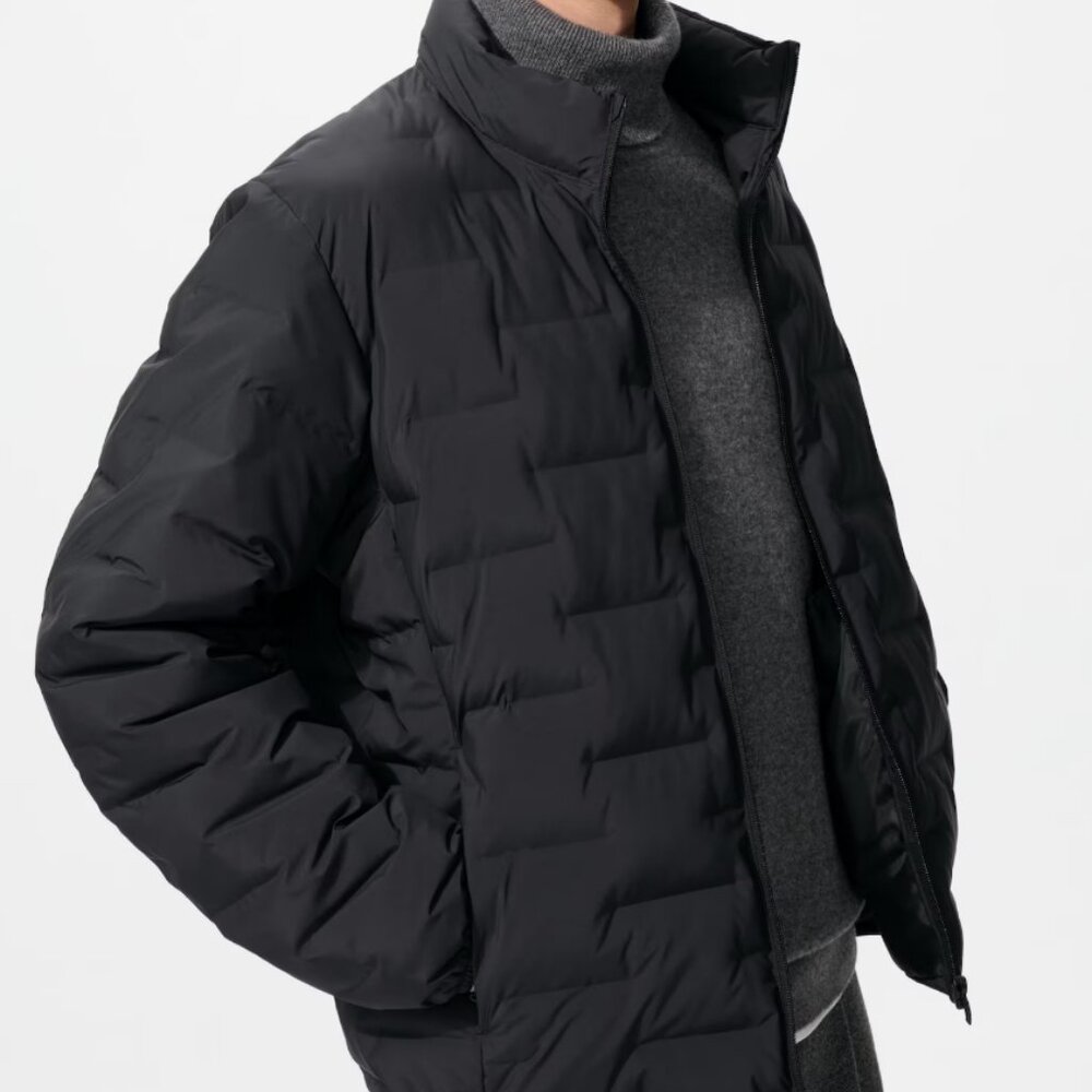 Uniqlo PUFFTECH Jacket, Non Quilted, in Black